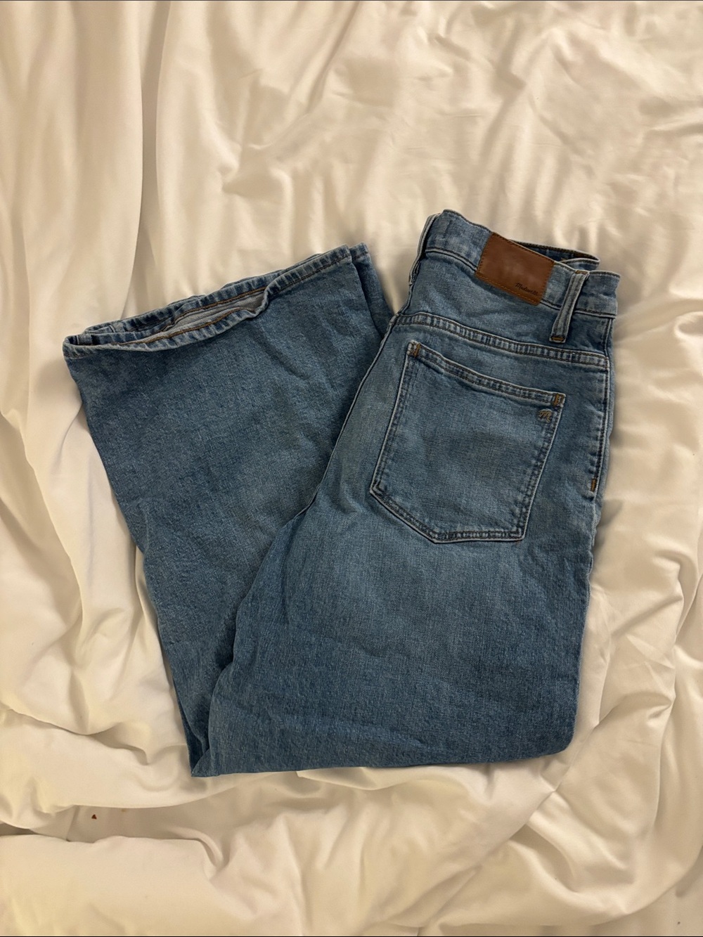 Madewell Wide Leg Crop Jeans